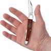 Case Cutlery Seahorse Whittler Red Burlap - Three Blade