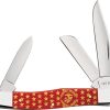 Case Cutlery USMC Medium Stockman Red Synthetic
