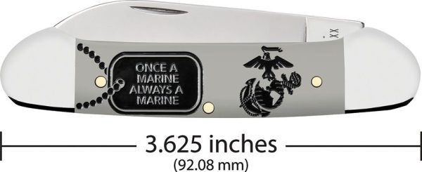 Case Cutlery USMC Canoe Gray Synthetic