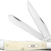 Case Cutlery Trapper Natural Bone