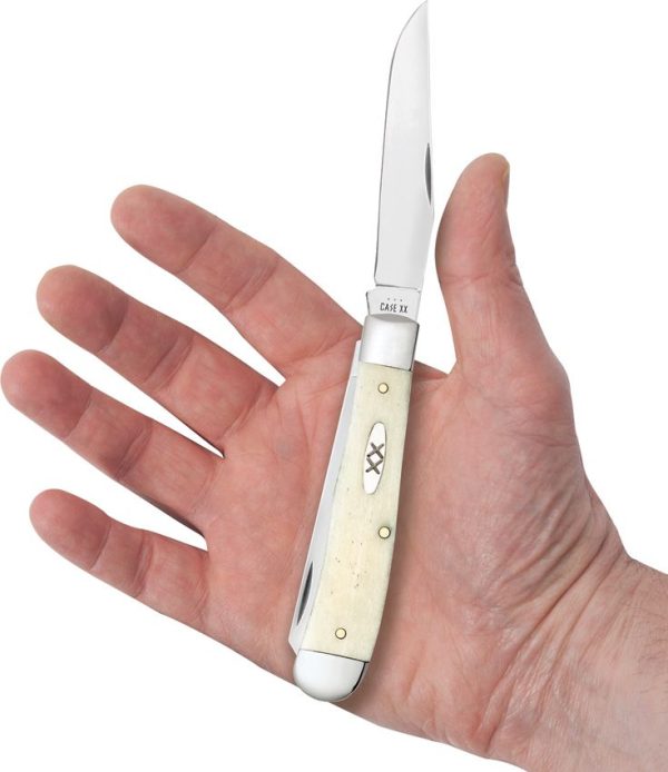 Case Cutlery Trapper Natural Bone