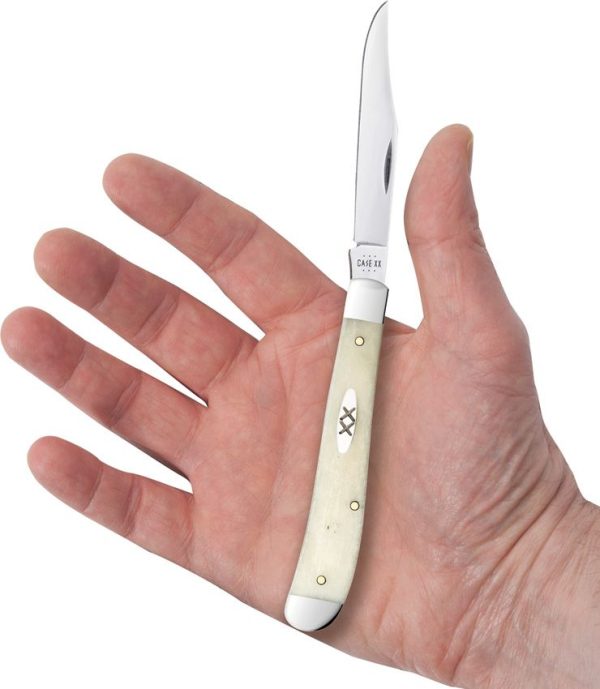 Case Cutlery Slimline Trapper Natural Bone