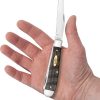 Case Cutlery Trapper Black Curly Oak Stainless Steel