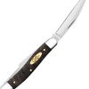Case Cutlery Stockman Black Curly Oak Three-Blade Knife