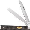 Case Cutlery Baby Doc Black Curly Oak Utility Knife