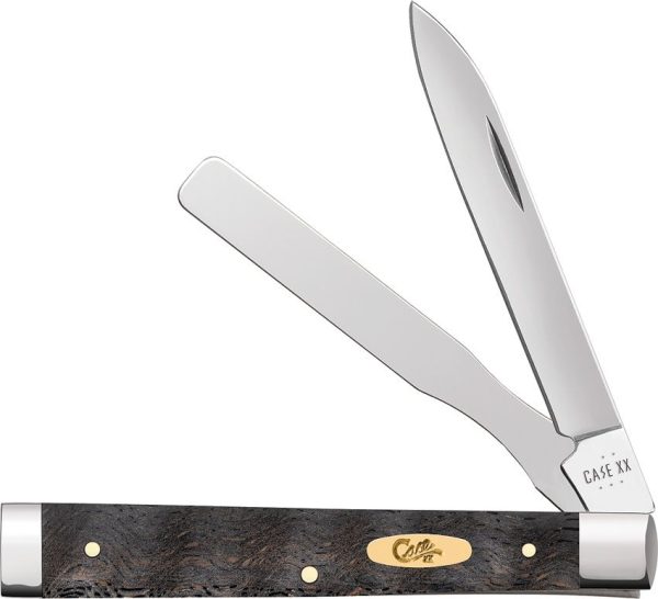 Case Cutlery Baby Doc Black Curly Oak Utility Knife