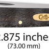Case Cutlery Baby Doc Black Curly Oak Utility Knife
