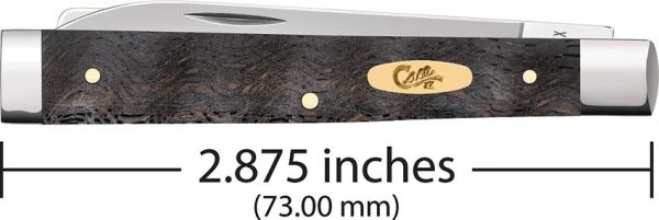 Case Cutlery Baby Doc Black Curly Oak Utility Knife