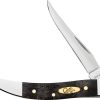 Case Cutlery Small Toothpick Black Curly Oak Knife