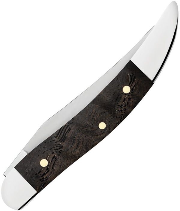 Case Cutlery Small Toothpick Black Curly Oak Knife
