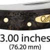 Case Cutlery Small Toothpick Black Curly Oak Knife