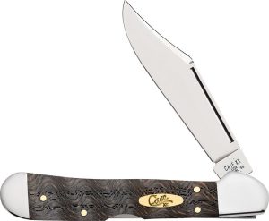 CA14010.jpg Case Cutlery Mini Copperlock Black Curly Oak Lockback