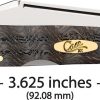 Case Cutlery Mini Copperlock Black Curly Oak Lockback