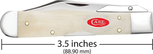 Case Cutlery Cheetah Cub Lockback Bone Handle Knife