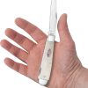 Case Cutlery Trapper Carbon Steel Natural Bone Folding