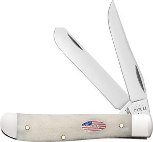 Case Cutlery Mini Trapper Carbon Steel Natural Bone