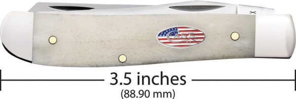 Case Cutlery Mini Trapper Carbon Steel Natural Bone