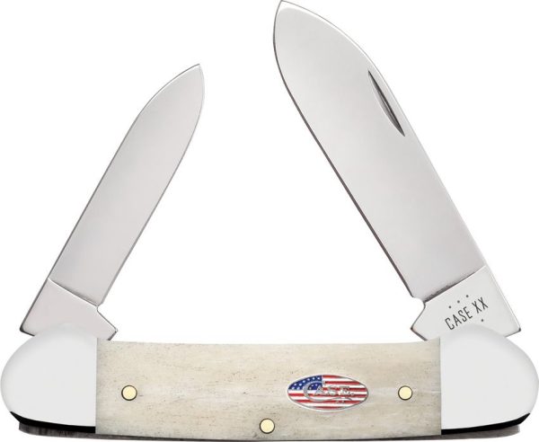 Case Cutlery Canoe Natural Bone Folding Knife