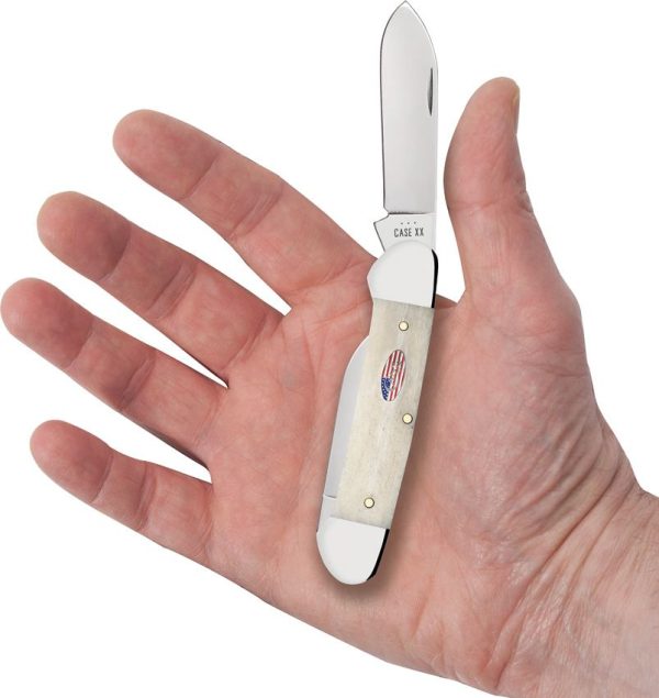 Case Cutlery Canoe Natural Bone Folding Knife