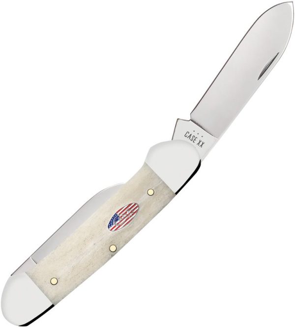 Case Cutlery Canoe Natural Bone Folding Knife