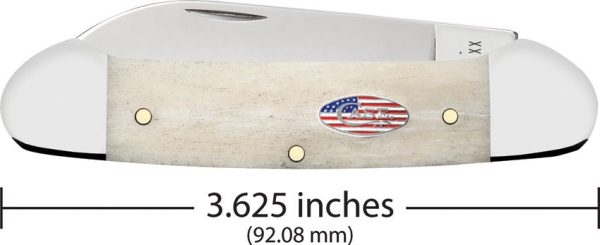 Case Cutlery Canoe Natural Bone Folding Knife