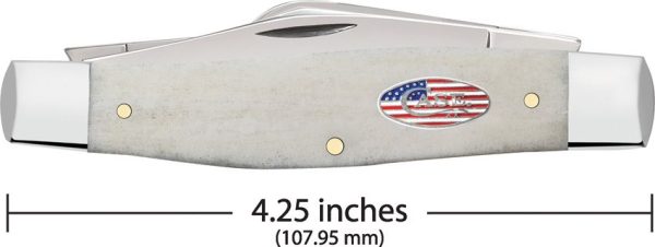 Case Cutlery Lg Stockman Natural Bone Trapper