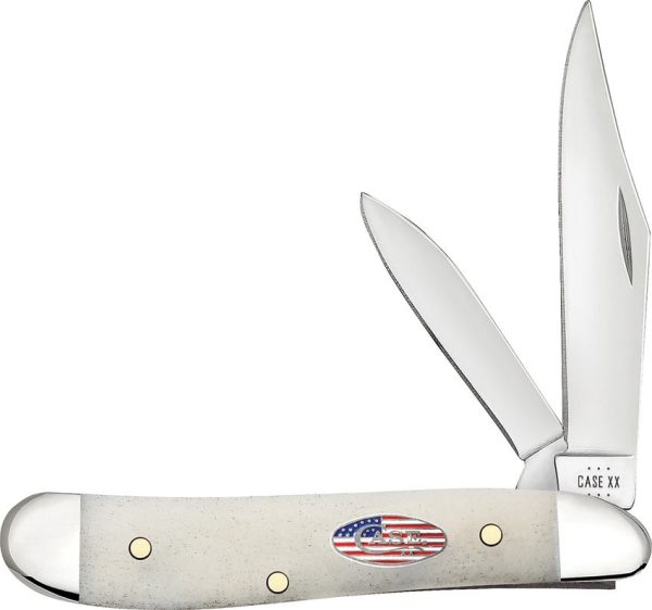 Case Cutlery Peanut Natural Bone Pocket Knife