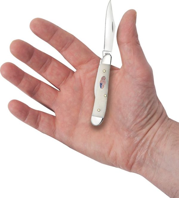Case Cutlery Peanut Natural Bone Pocket Knife