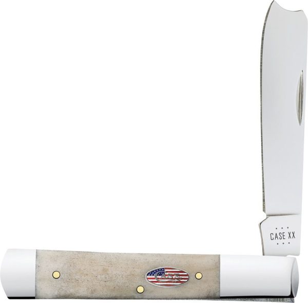 Case Cutlery Razor Vault Natural Bone Knife