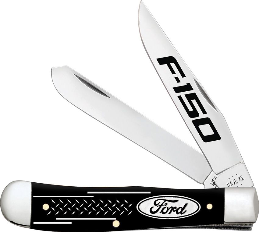 Case Cutlery Ford Trapper Black Synthetic Folding Knife
