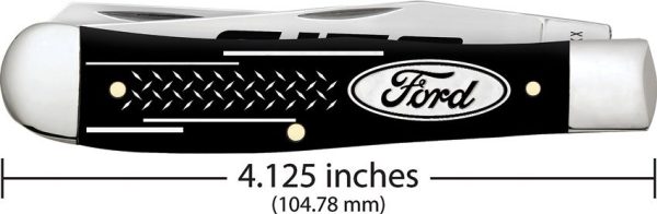 Case Cutlery Ford Trapper Black Synthetic