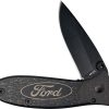 Case Cutlery Ford TecX Linerlock - Black Stainless