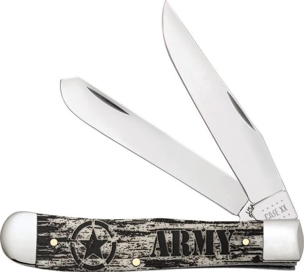 Case Cutlery U.S. Army Trapper - Bone Handle