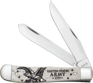 Case Cutlery US Army Trapper - Bone