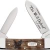 Case Cutlery U.S. Army Canoe Oak - Curly