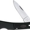 Case Cutlery Caliber Lockback Folding Knife 2" Stainless Blade Black