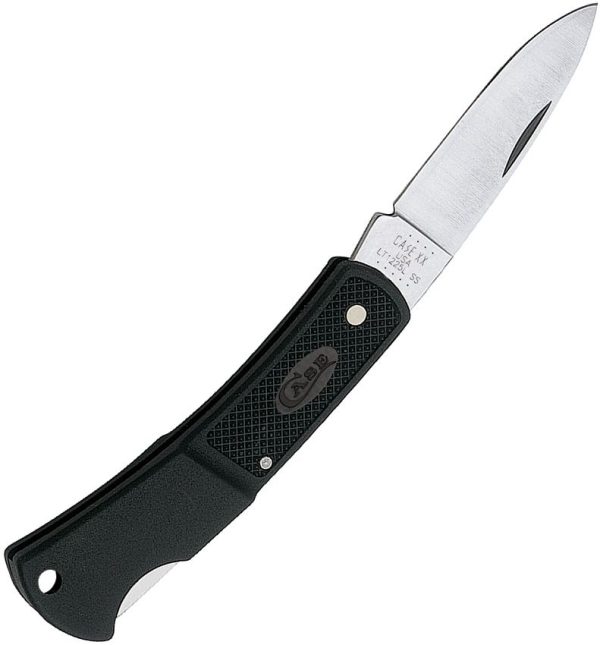 Case Cutlery Caliber Lockback Folding Knife 2" Stainless Blade Black