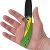 Case Cutlery John Deere Tec X Linerlock - Yellow Green Nylon