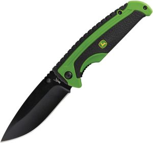 Case Cutlery John Deere Tec X Linerlock - Black Rubber Inlay