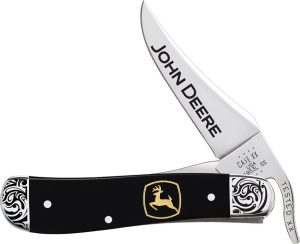 Case Cutlery John Deere Russlock - Black Synthetic Handle