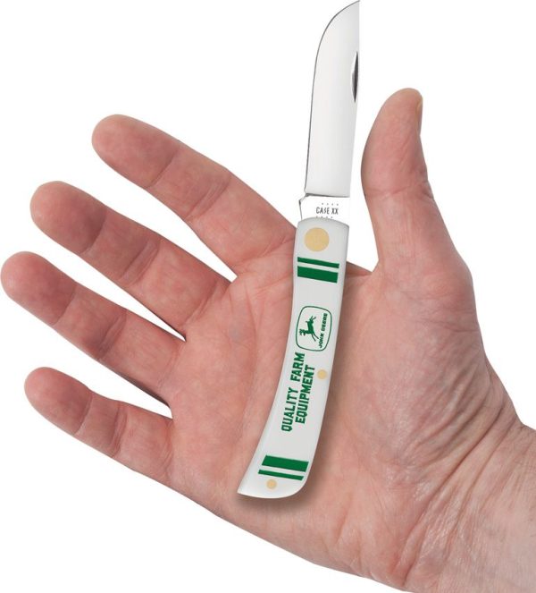 Case Cutlery John Deere Sod Buster Jr - White Synthetic