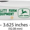 Case Cutlery John Deere Sod Buster Jr - White Synthetic