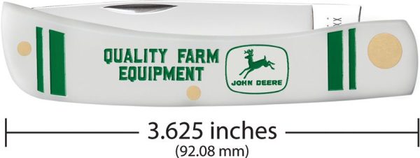 Case Cutlery John Deere Sod Buster Jr - White Synthetic