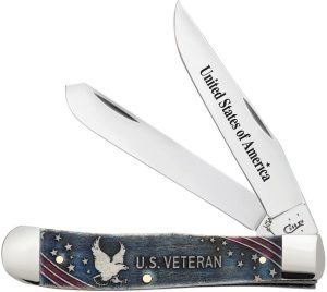 Case Cutlery US Veterans Trapper Bone