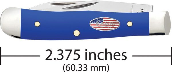 Case Cutlery Mini Trapper Royal Blue