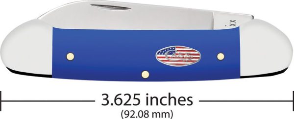Case Cutlery Canoe Royal Blue Synthetic