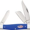 Case Cutlery Large Stockman Royal Blue Folding Knife