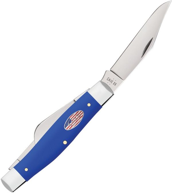 Case Cutlery Large Stockman Royal Blue Folding Knife
