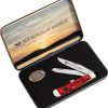 CA18090.jpg Case Cutlery BSA Trapper Red Synthetic - Gift Set