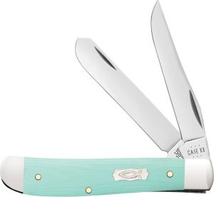 Case Cutlery Mini Trapper Seafoam Green G10